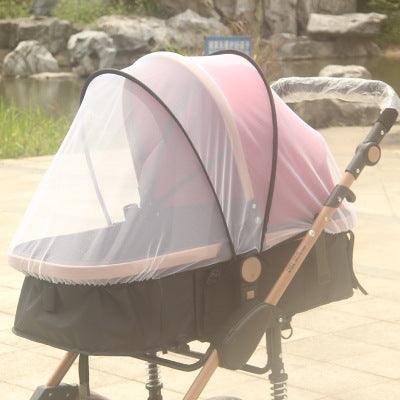 Increase baby stroller nets Baby stroller encryption full cover nets General dustproof and anti-mosquito - Almoni Express