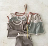 Infant and young children's clothing made of old casual sports short-sleeved suit - Almoni Express