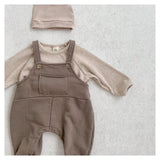 Ins Korean Version Of Foreign Style Male And Female Baby Spring Overalls Baby Jumpsuits Cute Climbing Clothes Outside Suspenders - Almoni Express