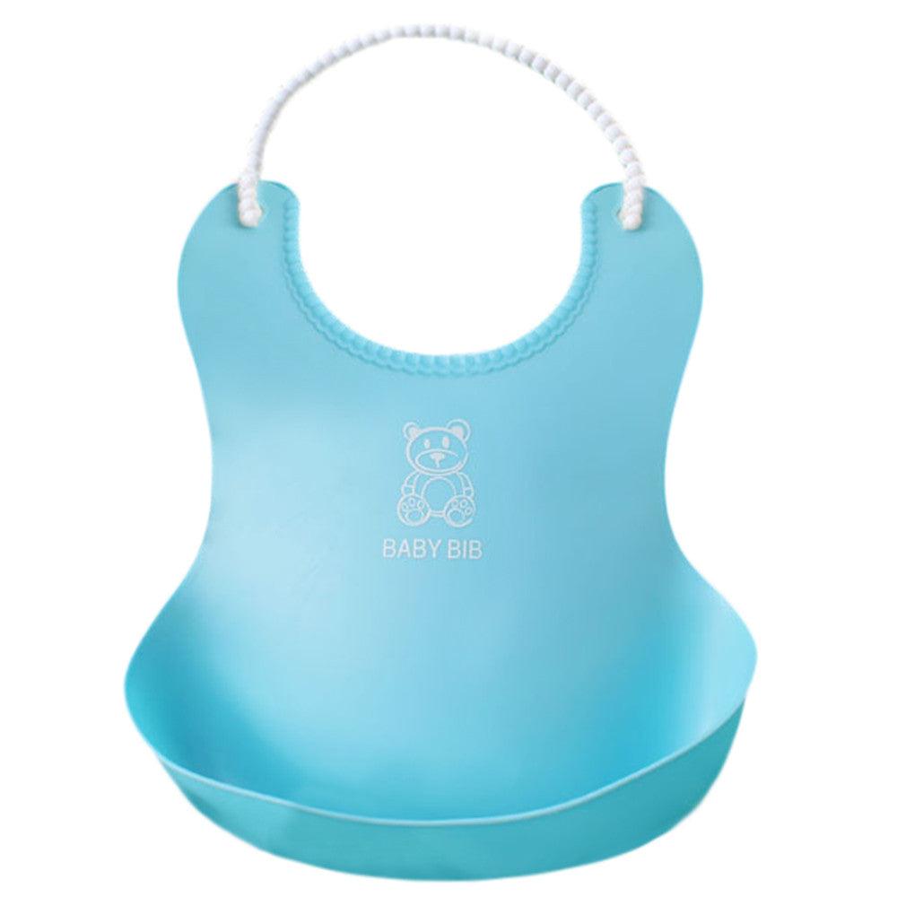 Kid Infant Bibs Baby Soft Silicone Bib - Almoni Express