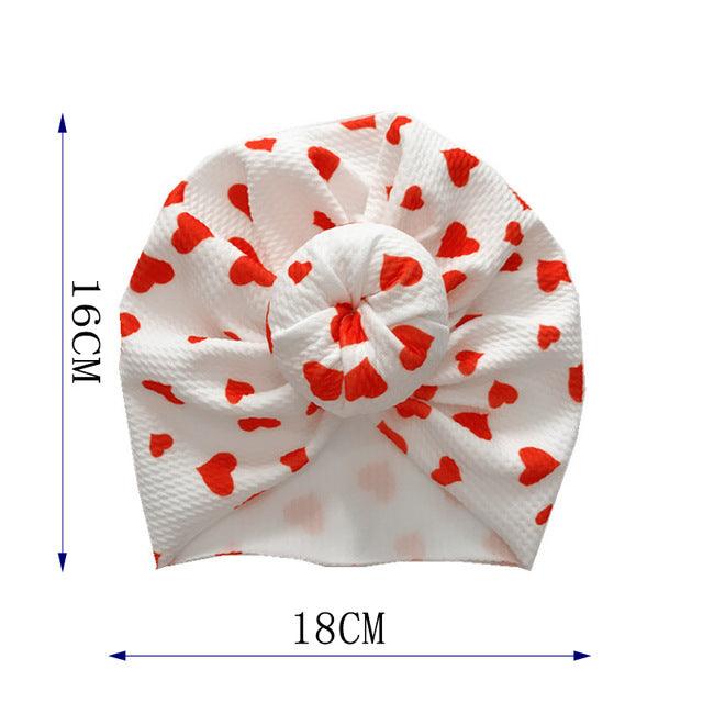 Knot Bow Baby Headbands Toddler Headwraps 6m-18m Baby Turban - Almoni Express