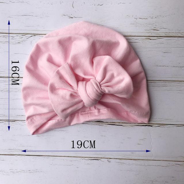 Knot Bow Baby Headbands Toddler Headwraps 6m-18m Baby Turban - Almoni Express