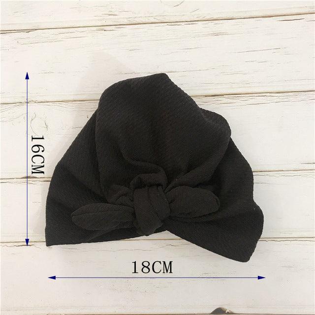 Knot Bow Baby Headbands Toddler Headwraps 6m-18m Baby Turban - Almoni Express