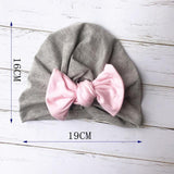 Knot Bow Baby Headbands Toddler Headwraps 6m-18m Baby Turban - Almoni Express