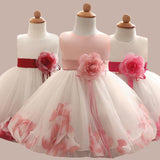 Korean High Grade Autumn Children, Fluffy Dress, Princess Dress, Infant, Full Year Old, Full Dress, Factory Direct Sales - Almoni Express