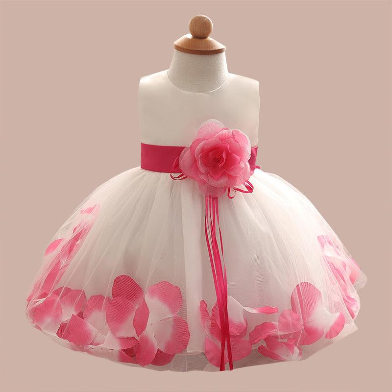 Korean High Grade Autumn Children, Fluffy Dress, Princess Dress, Infant, Full Year Old, Full Dress, Factory Direct Sales - Almoni Express