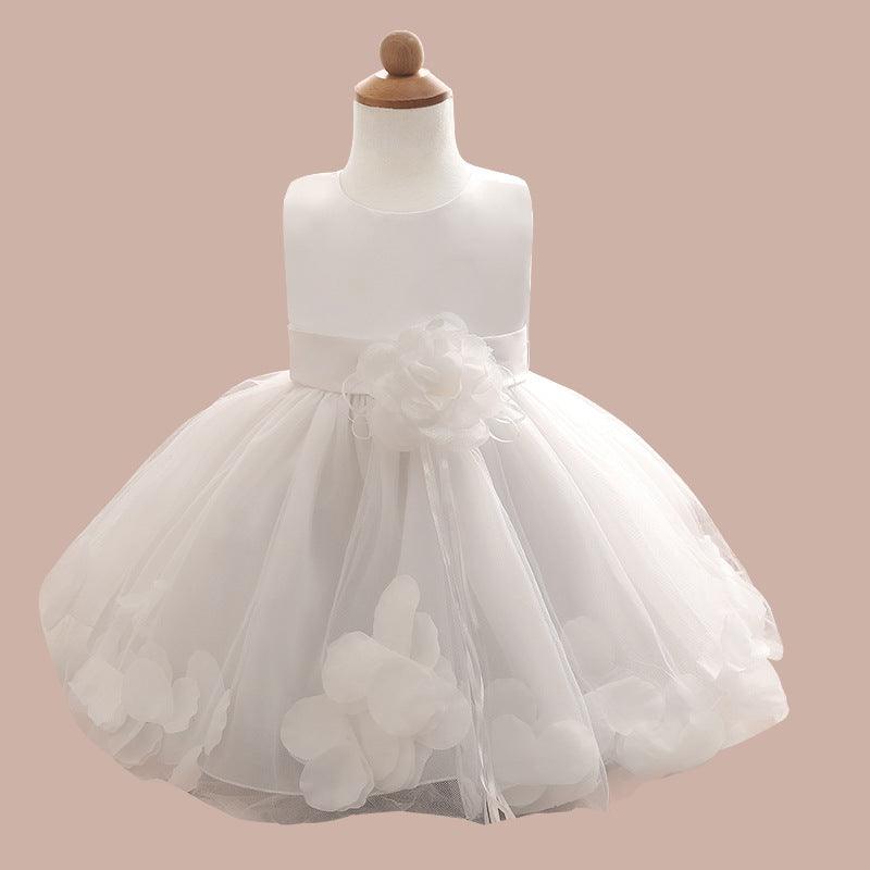 Korean High Grade Autumn Children, Fluffy Dress, Princess Dress, Infant, Full Year Old, Full Dress, Factory Direct Sales - Almoni Express