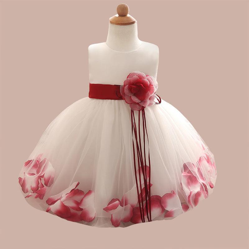 Korean High Grade Autumn Children, Fluffy Dress, Princess Dress, Infant, Full Year Old, Full Dress, Factory Direct Sales - Almoni Express