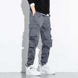 Korean Loose Cotton Sports Cargo Pants - AL MONI EXPRESS