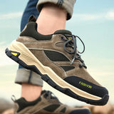 Lace-up Sneakers For Men Casual Breathable Outdoor Hiking Running Sports Shoes - AL MONI EXPRESS