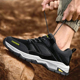 Lace-up Sneakers For Men Casual Breathable Outdoor Hiking Running Sports Shoes - AL MONI EXPRESS