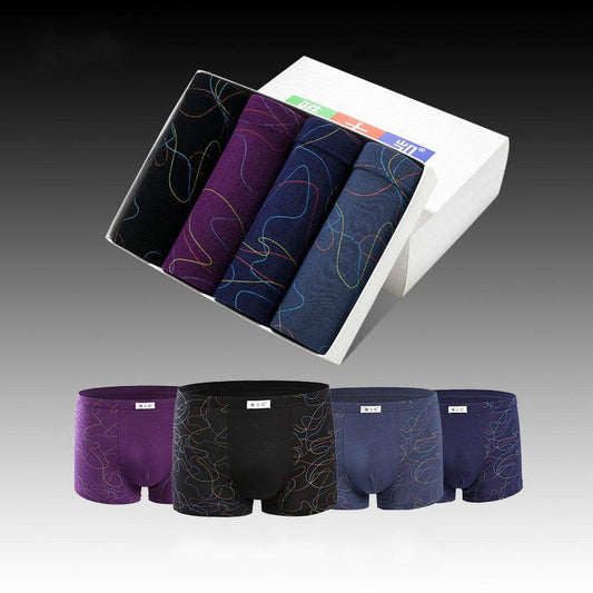 Men's boxer briefs 4pcs - Almoni Express