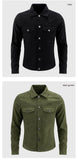 Men's Casual Suede Brushed Fabric Youth Fashion British Style Jacket - AL MONI EXPRESS