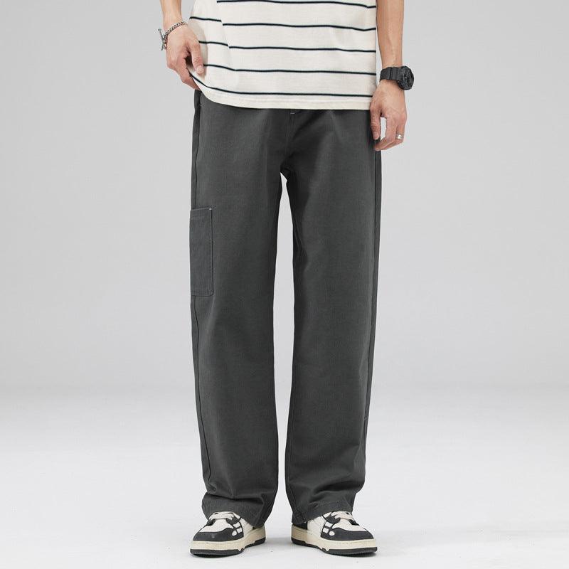 Men's Casual Working Pants Loose Cotton - AL MONI EXPRESS