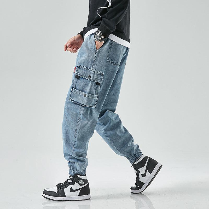 Men's Denim Trendy Trousers Trendy Fashion - AL MONI EXPRESS