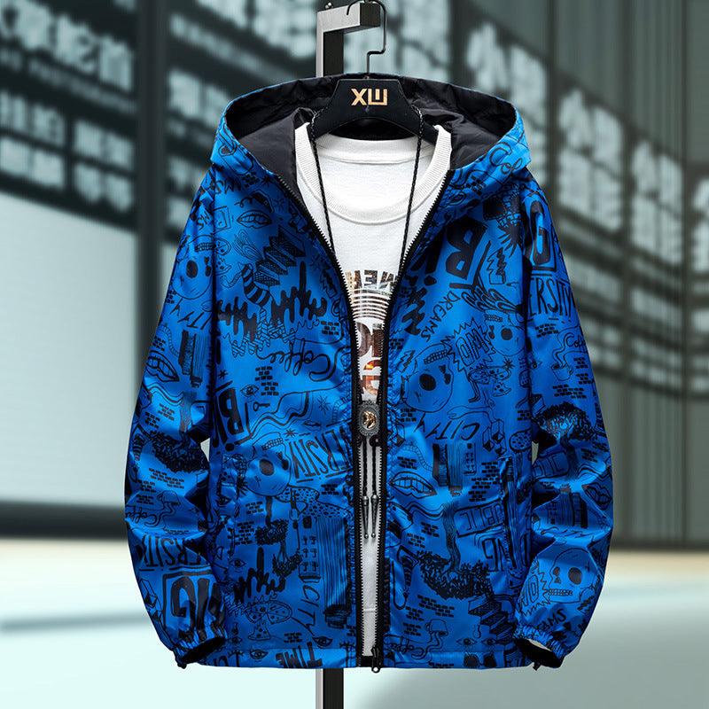 Men's Fashion Casual Loose Reversible Jacket - AL MONI EXPRESS