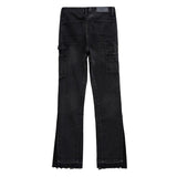 Men's High Street Retro Vintage Vibe Style Micro Horn Jeans - AL MONI EXPRESS