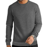 Men's Long-sleeved T-shirt Round Neck Sweater - AL MONI EXPRESS