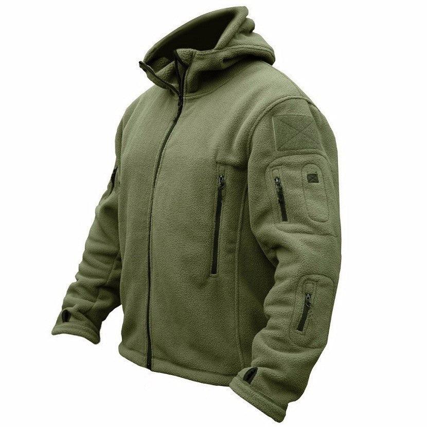 Men's Outdoor Keep Warm Liner Fleece Sweater Cold-proof Shell Jacket - AL MONI EXPRESS