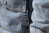 Men's Plush Denim Jacket In European Size - AL MONI EXPRESS