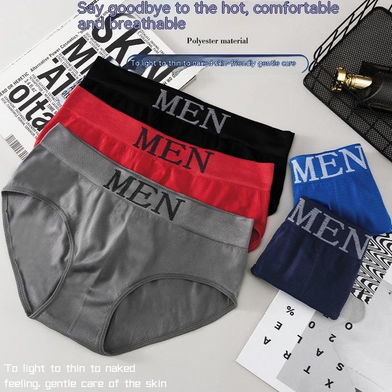 Men's Polyester Underwear Sports Breathable - Almoni Express