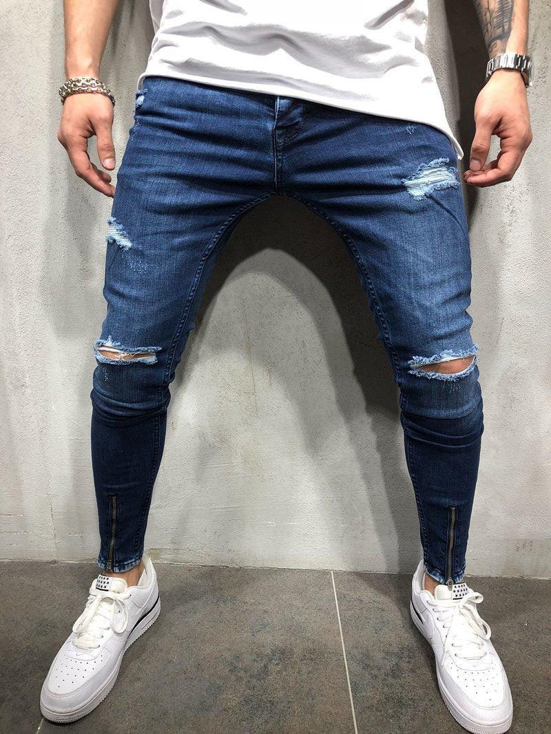 Men's ripped jeans - Almoni Express