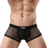 Men's Underwear Sexy Men's Boxer Pants Large Mesh Mesh Breathable Sexy Men's Underwear - Almoni Express