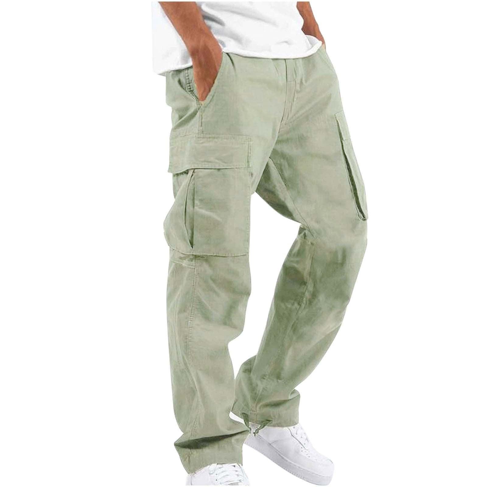 Men's Workwear Drawstring Multi-pocket Casual Pants - AL MONI EXPRESS