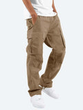 Men's Workwear Drawstring Multi-pocket Casual Pants - AL MONI EXPRESS