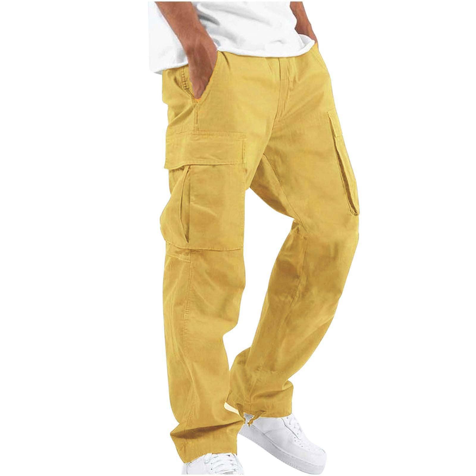 Men's Workwear Drawstring Multi-pocket Casual Pants - AL MONI EXPRESS