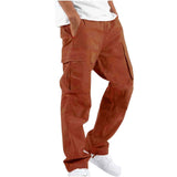 Men's Workwear Drawstring Multi-pocket Casual Pants - AL MONI EXPRESS