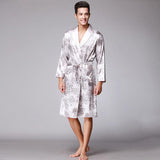 men silk robe - Almoni Express