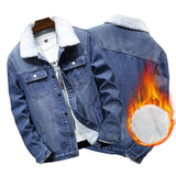 Mens Blue Padded Casual College Jacket - AL MONI EXPRESS