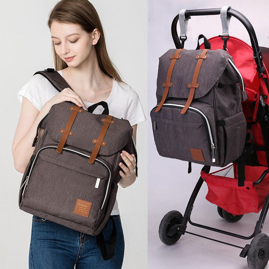 Multifunctional large-capacity mother and baby bag - Almoni Express