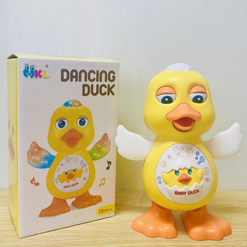 Musical electric swing little yellow duck - Almoni Express