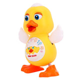 Musical electric swing little yellow duck - Almoni Express