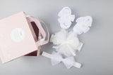 New baby hair accessories socks and shoes set box - Almoni Express