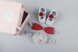 New baby hair accessories socks and shoes set box - Almoni Express