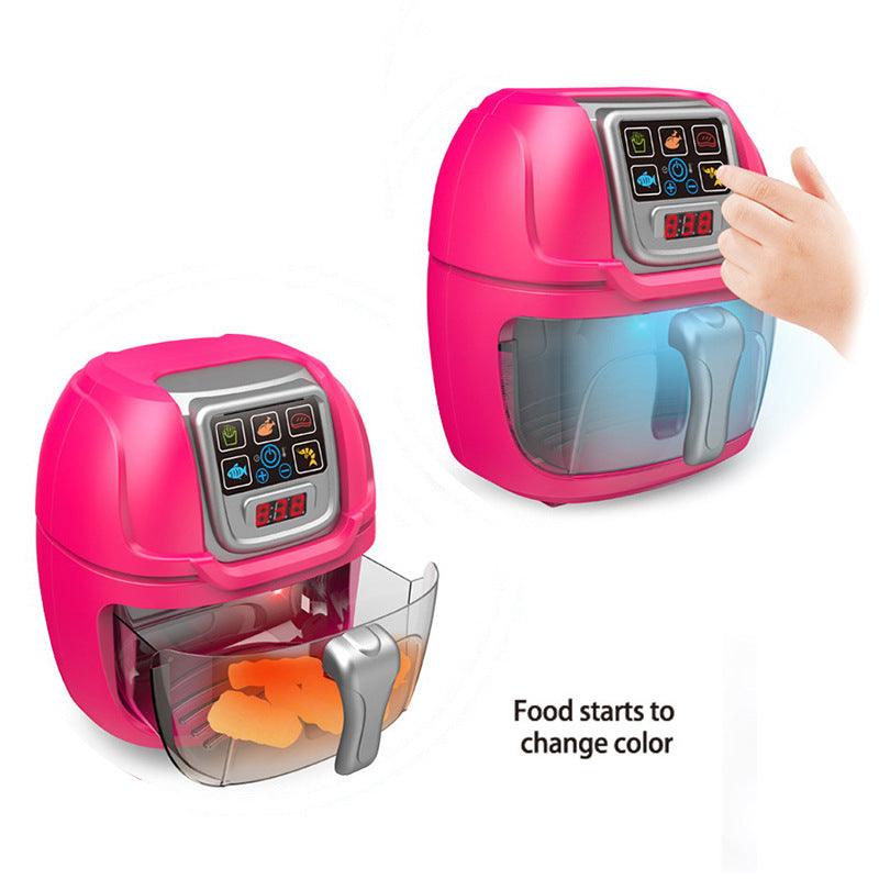 New Children Play House Kitchen Simulation Toy Air Fryer - AL MONI EXPRESS