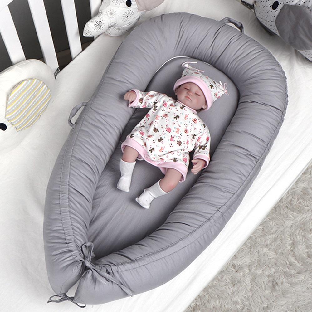 New solid color crib bed - Almoni Express