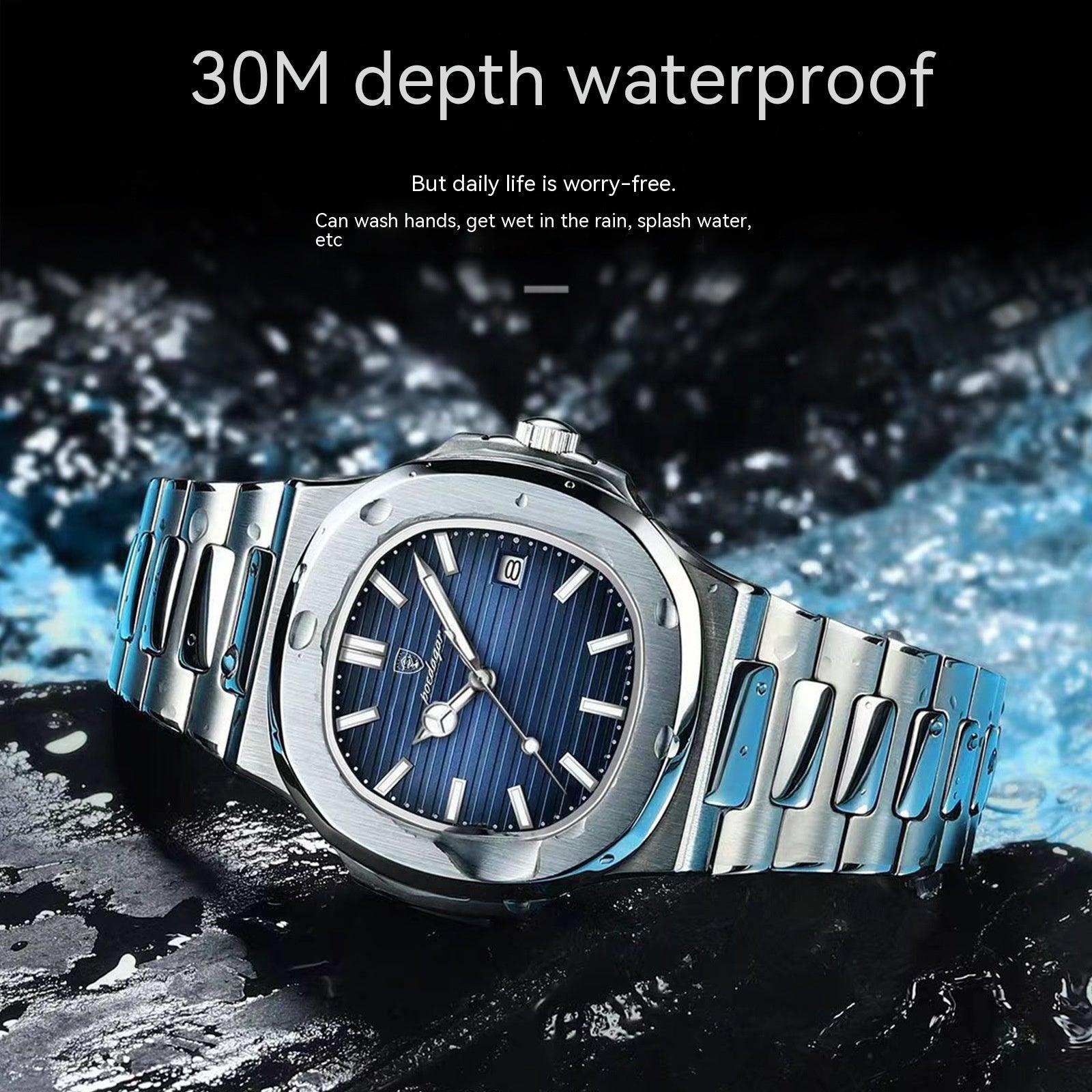 New Waterproof Men's Quartz Watch - AL MONI EXPRESS