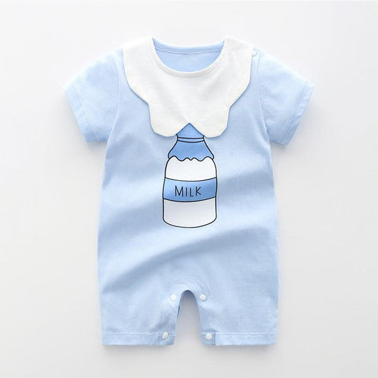 Newborn Baby Clothes Summer Romper Pajamas - Almoni Express