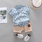 Printed boy shirt cactus top - Almoni Express