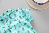 Printed boy shirt cactus top - Almoni Express