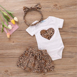 Printed Love Romper Children's clothing - Almoni Express