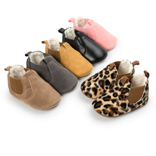 PU Leather Shoes Newborn Baby Walker Sneakers Shoes - Almoni Express