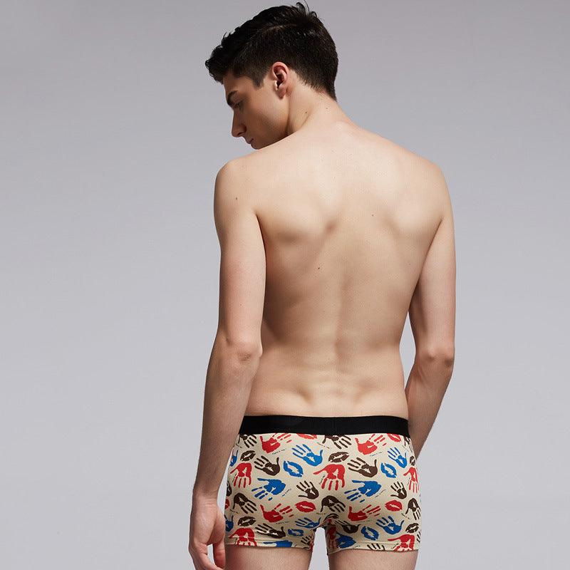 Pure cotton youth trend modal boxer briefs - Almoni Express