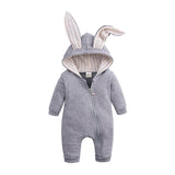 Rabbit Ears Baby Romper - Almoni Express