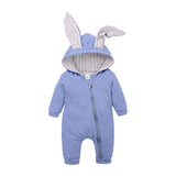 Rabbit Ears Baby Romper - Almoni Express