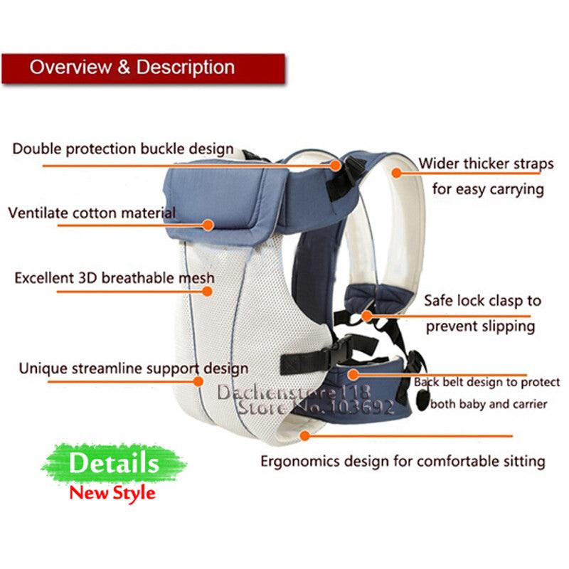 Safe and breathable baby carrier - Almoni Express